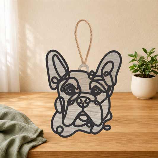 French Bulldog Wood Keepsakes & Charms