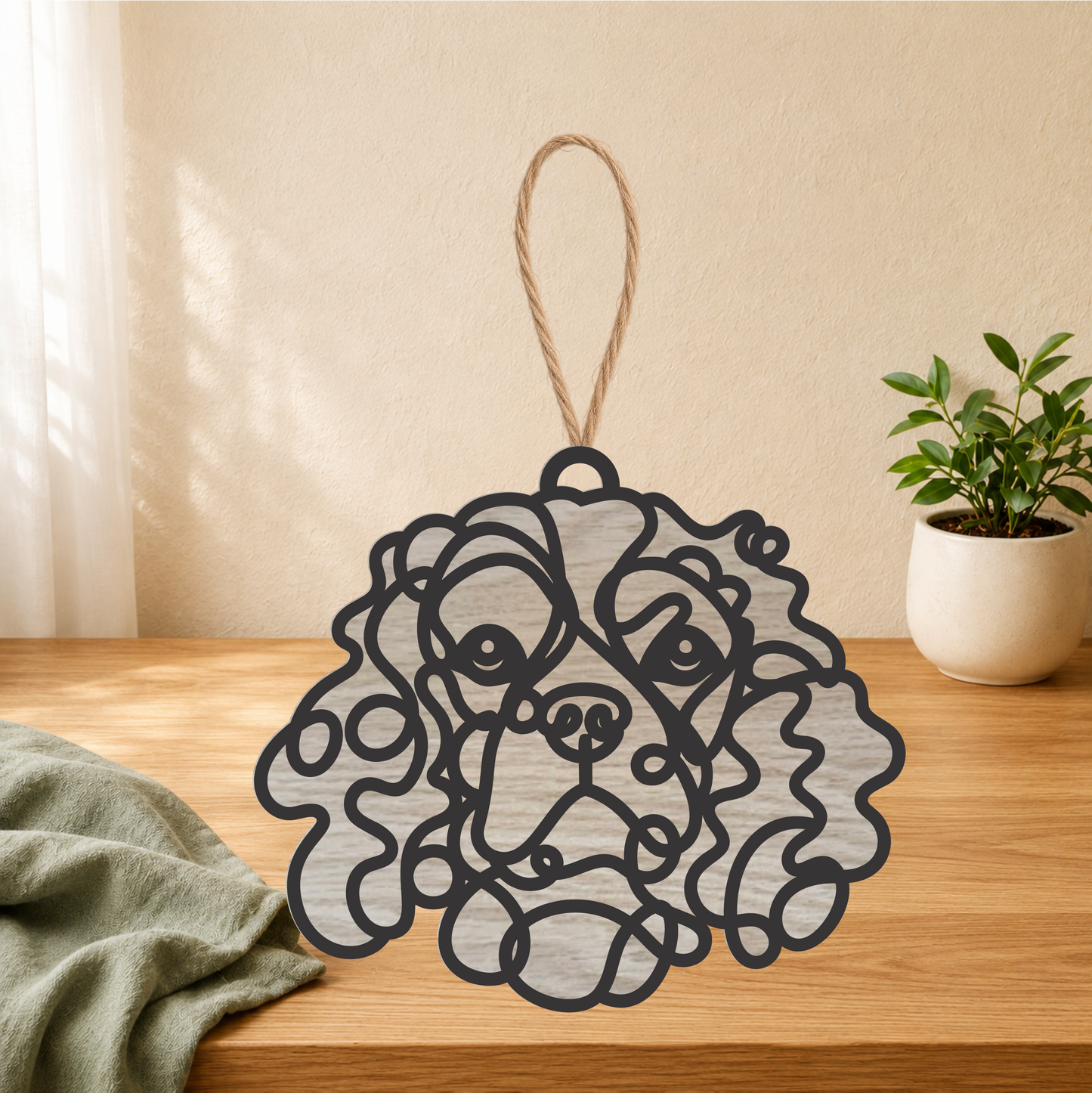 Cavalier King Charles Spaniel Gifts | Wood Ornament, Keychain & Car Charm