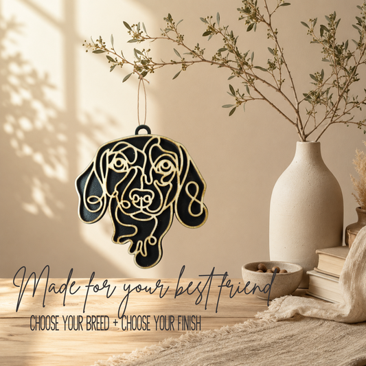 Dachshund Gifts | Wood Ornament, Bag Tags & Car Charm