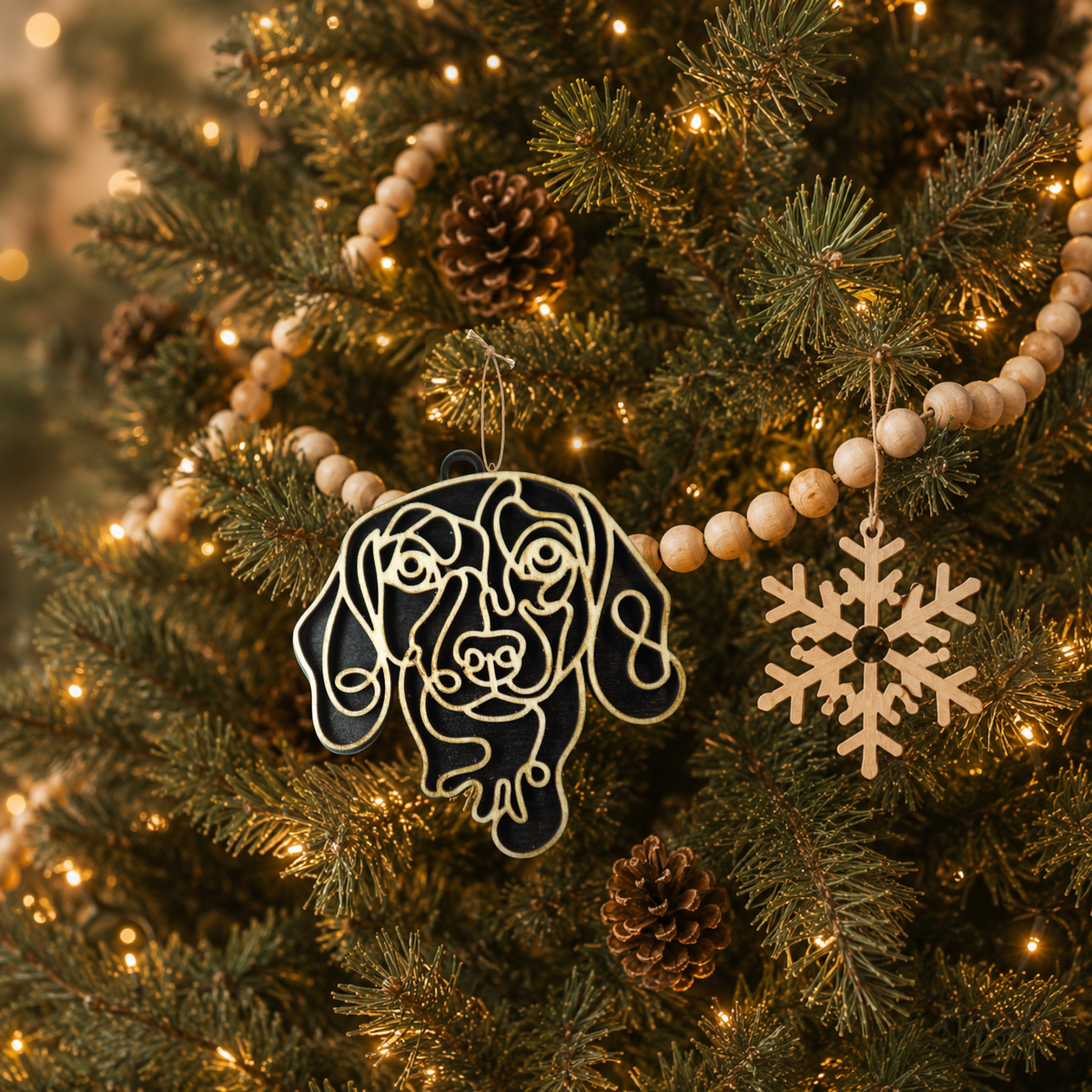 Dachshund Gifts | Wood Ornament, Bag Tags & Car Charm