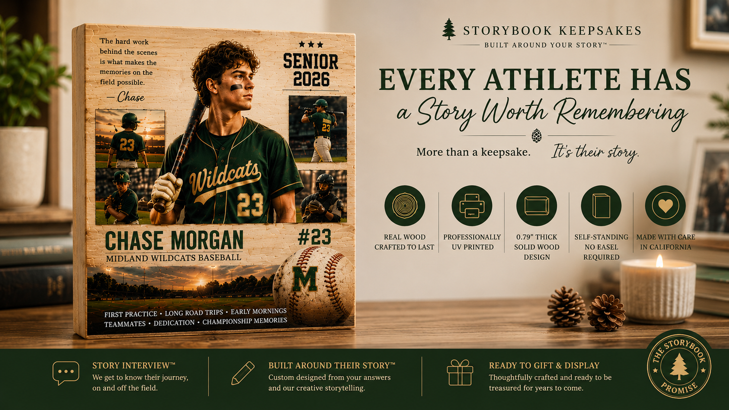 Personalized Football Storybook Keepsake™ | Custom Photo Gift