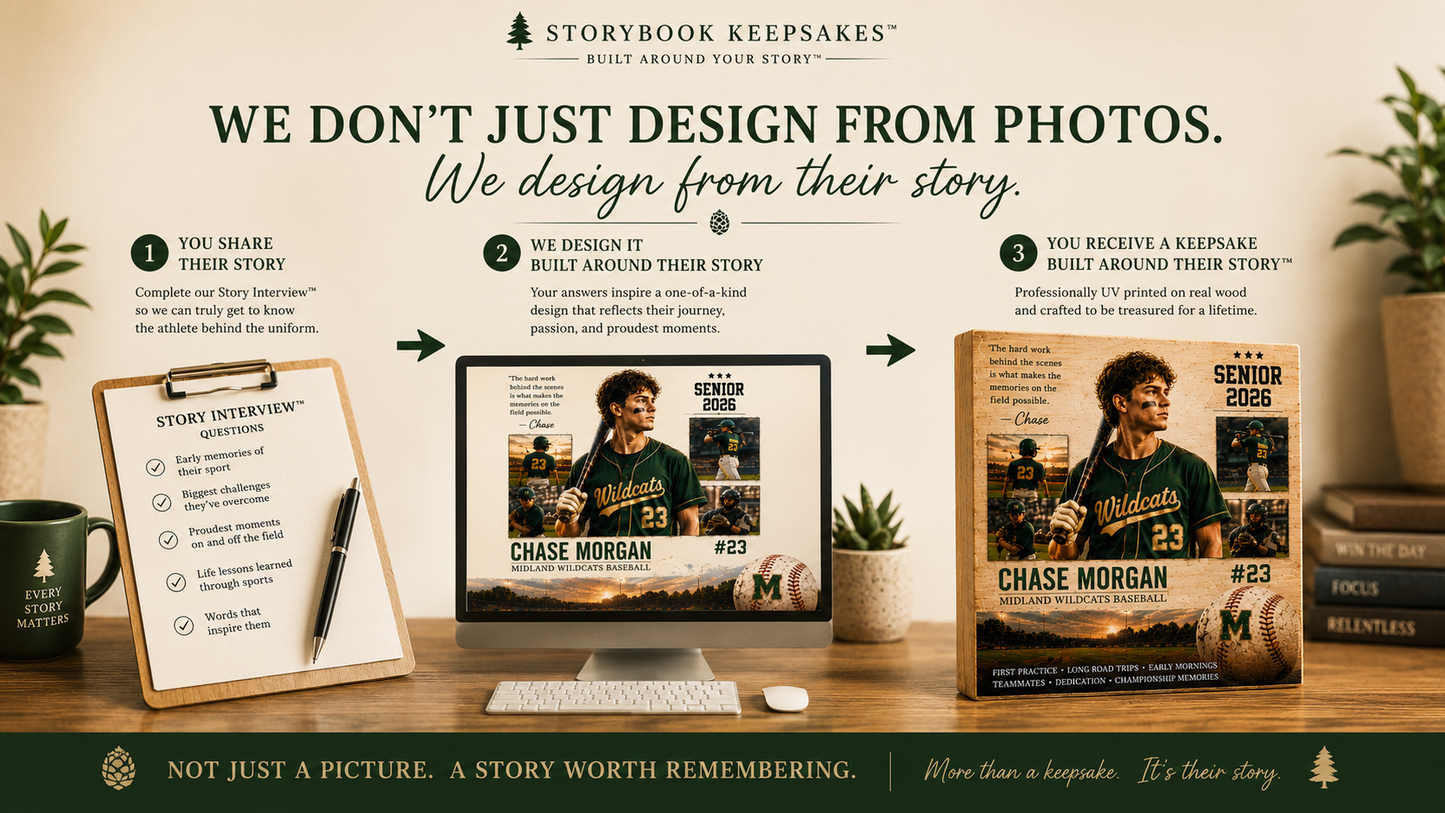 Personalized Football Storybook Keepsake™ | Custom Photo Gift