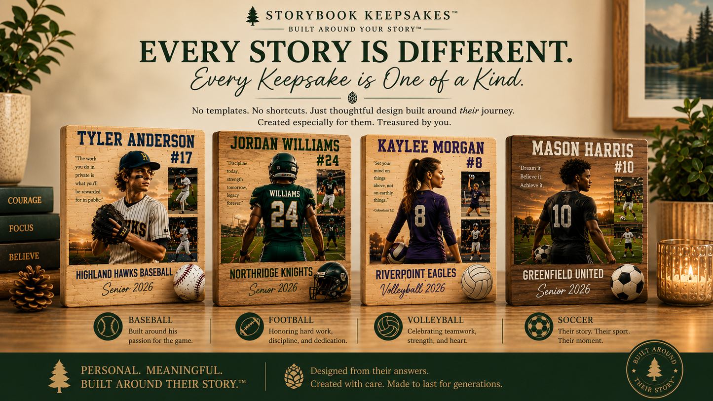 Personalized Football Storybook Keepsake™ | Custom Photo Gift